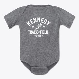 Kennedy Elementary School Track and Field Baby Onesie