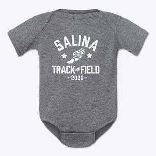 Salina Sda School Track and Field Baby Onesie