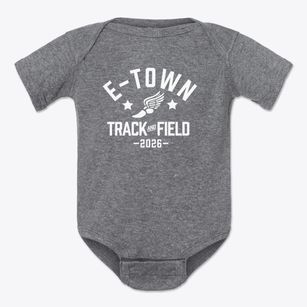 Elizabethtown High School Track and Field Baby Onesie