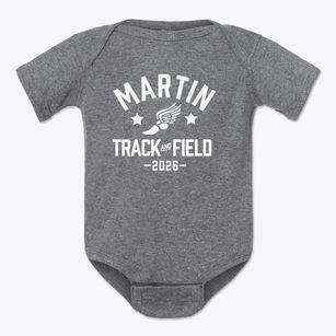 Martin High School Track and Field Baby Onesie