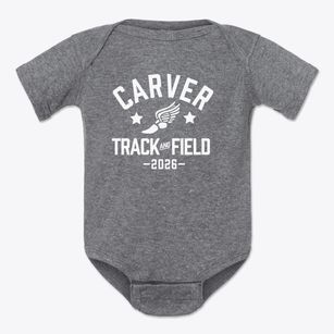 Carver Elementary School Track and Field Baby Onesie