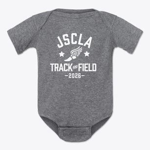 Js Clark Leadership Academy Track and Field Baby Onesie