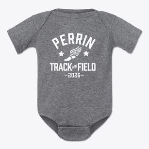 Perrin Early Learning Center Track and Field Baby Onesie