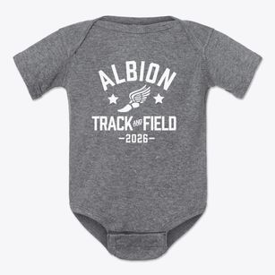 Albion Elementary School Track and Field Baby Onesie