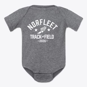 Norfleet Elementary School Track and Field Baby Onesie