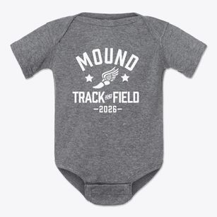 Mound Elementary School Track and Field Baby Onesie