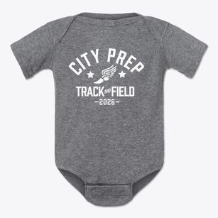City Prep Track and Field Baby Onesie