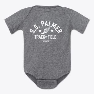 S.s. Palmer Elementary School Track and Field Baby Onesie