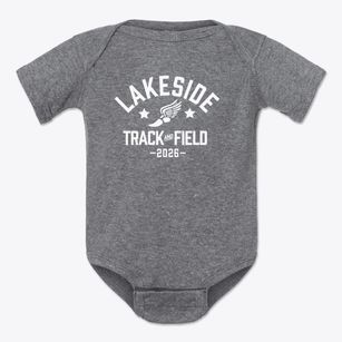 Lakeside Middle School Track and Field Baby Onesie