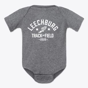 Leechburg Area Middle Senior High School Track and Field Baby Onesie