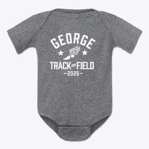 George R Hanaford Elementary School Track and Field Baby Onesie