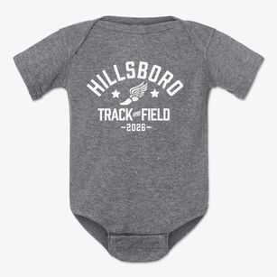 Hillsboro High School Track and Field Baby Onesie