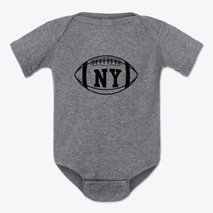  New York Football Baby Onesie
