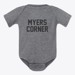 Myers Corner New York Classic Block Baby Onesie