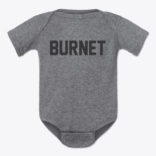 Burnet Texas Classic Block Baby Onesie