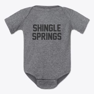 Shingle Springs California Classic Block Baby Onesie