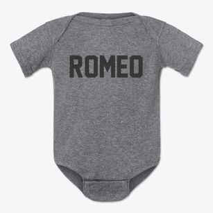 Romeo Michigan Classic Block Baby Onesie