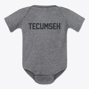Tecumseh Nebraska Classic Block Baby Onesie