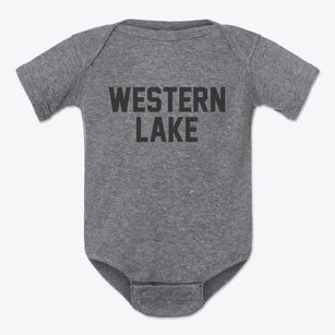 Western Lake Texas Classic Block Baby Onesie