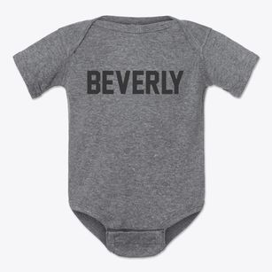 Beverly West Virginia Classic Block Baby Onesie