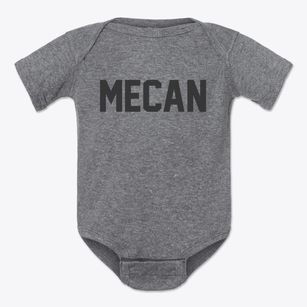 Mecan Wisconsin Classic Block Baby Onesie