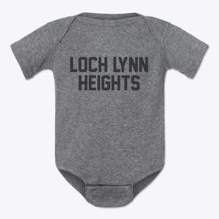 Loch Lynn Heights Maryland Classic Block Baby Onesie
