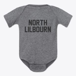 North Lilbourn Missouri Classic Block Baby Onesie
