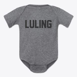 Luling Louisiana Classic Block Baby Onesie