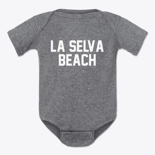La Selva Beach California Classic Block Baby Onesie