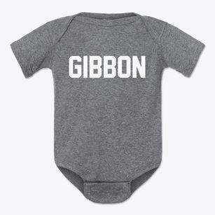 Gibbon Nebraska Classic Block Baby Onesie