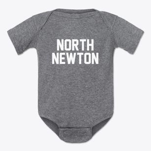 North Newton Kansas Classic Block Baby Onesie