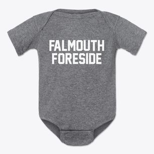 Falmouth Foreside Maine Classic Block Baby Onesie