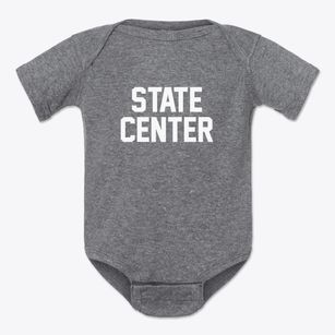 State Center Iowa Classic Block Baby Onesie