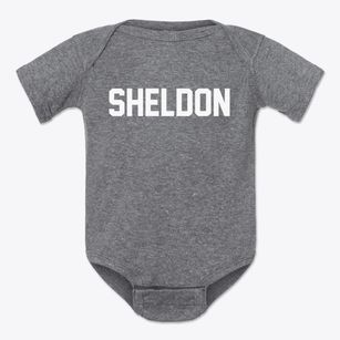 Sheldon Illinois Classic Block Baby Onesie