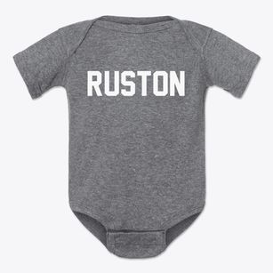 Ruston Washington Classic Block Baby Onesie