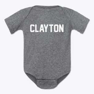 Clayton Illinois Classic Block Baby Onesie