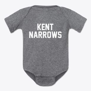 Kent Narrows Maryland Classic Block Baby Onesie