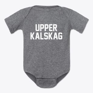 Upper Kalskag Alaska Classic Block Baby Onesie