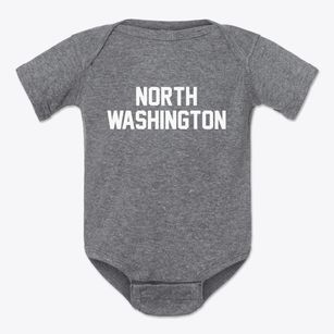 North Washington Iowa Classic Block Baby Onesie