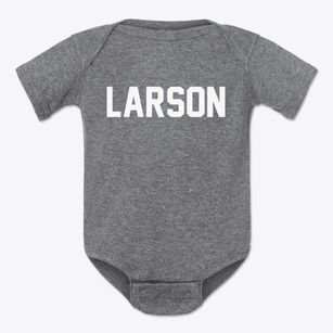 Larson North Dakota Classic Block Baby Onesie