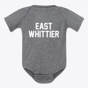 East Whittier California Classic Block Baby Onesie