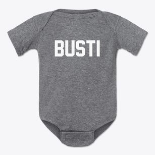 Busti New York Classic Block Baby Onesie