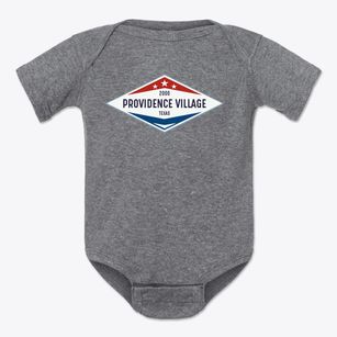Providence Village Texas Diamond Star Baby Onesie