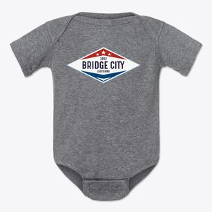 Bridge City Louisiana Diamond Star Baby Onesie