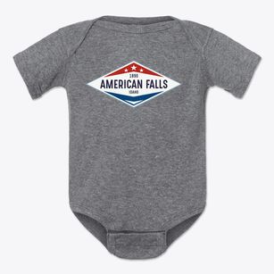 American Falls Idaho Diamond Star Baby Onesie