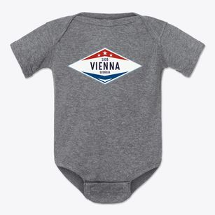 Vienna Georgia Diamond Star Baby Onesie