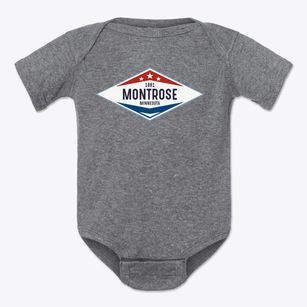Montrose Minnesota Diamond Star Baby Onesie
