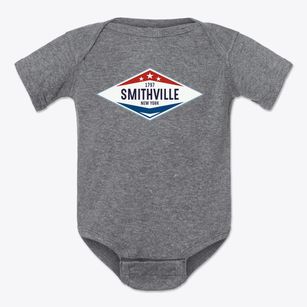 Smithville New York Diamond Star Baby Onesie