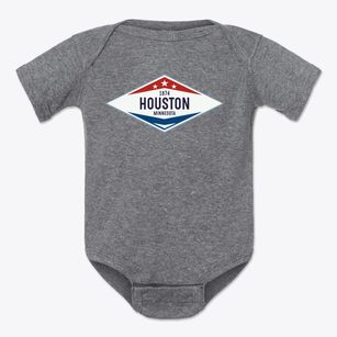 Houston Minnesota Diamond Star Baby Onesie