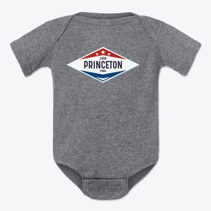 Princeton Iowa Diamond Star Baby Onesie
